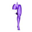 TESTSUBJECT_Leg-L.stl Soggetto da esperimento - Vittima aliena hentai