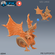 2044-Frog-Dragon-Fire-Breath-Large.png Frog Dragon Set ‧ DnD Miniature ‧ Tabletop Miniatures ‧ Gaming Monster ‧ 3D Model ‧ RPG ‧ DnDminis ‧ STL FILE