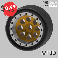 99-only.png ONLY 99 CENTS! 10MM 8 HOLE WHEEL AND TIRE FOR HOT WHEELS AND OTHERS!