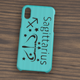 Case iphone X y XS Saguittarius5.png Case Iphone X/XS Sagittarius sign