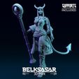 01.jpg Girl Tiefling Wizard 3D print model