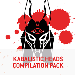 KABALISTIC HEADS COMPILATION PACK Бесплатный 3D файл Магнусоны кабалистические головы воинов сборник・3D-печатная модель для загрузки, lordchammon