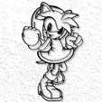 project_20230217_2114402-01.png Sonic the Hedgehog Amy Rose Wall Art Sonic Wall Decor