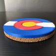 IMG_9709.jpg Colorado - Wildfire Relief Edition - Flag Coaster
