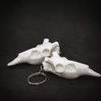 IMG_20241018_005032.jpg Halloween Deer Skull Keychain