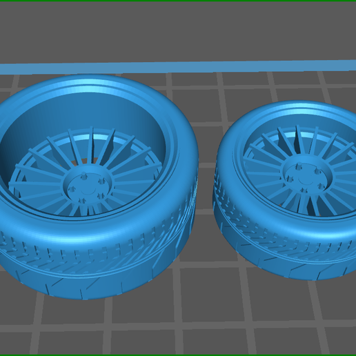 alpina model car wheels 3D model