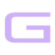 G.stl PS4 Letters and Numbers | Logo