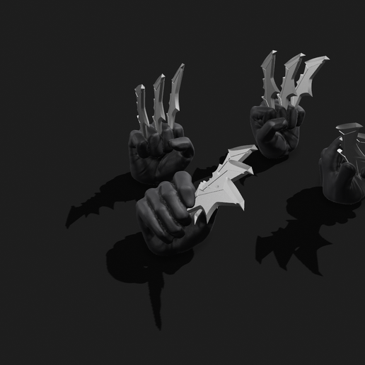 Mcfarlane figure Batman HAND with BATTARANG BEN AFFLECK・ STL File for ...