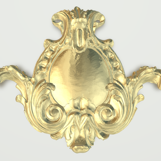 Baroque Ornamental Relief 077 STL