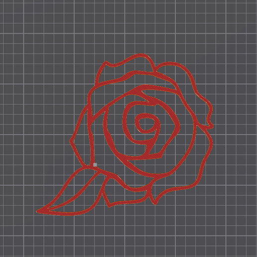 Rose Shaped Pot Stand 3D model