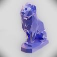 02.jpg Lowpoly lion