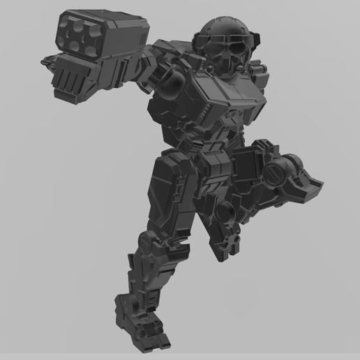 Free 3D file American Mecha COM-3A 🪖 ・Template to download and 3D print ...