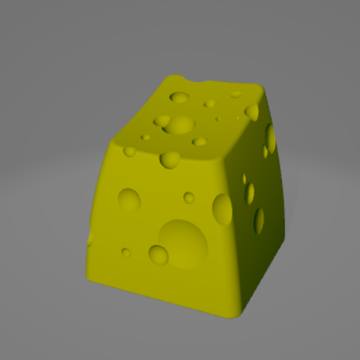 keycap cheese 3D model