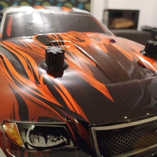 Traxxas Revo body mount 3D model