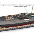 31.jpg Thornycroft 70ft Coastal Motor Boat – 1:16 Scale (1.3 m) RC-Ready | Smart-Segmented & Easy to Build