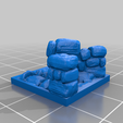 Heroquest_Secret_Door_Tile.png Free STL file Heroquest Secret Door Tile・Object to download and to 3D print
