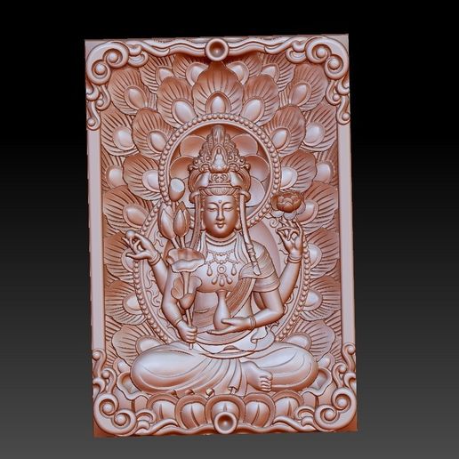 guanyin buddha 3D model