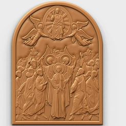 4-ZBrush-Document.jpg jesus ascension - relief panel