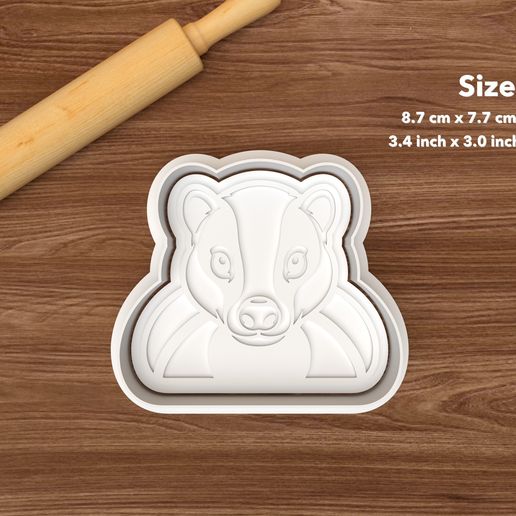 08.jpg Skunk Cookie Cutter Set