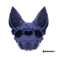 1.png 3D file Bat Skull・3D printable model to download