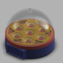 Egg_incubator2.png Descargar archivo STL gratis Recinto para incubadora de huevos redondo de 7 pulgadas • Objeto para imprimir en 3D, ToriLeighR
