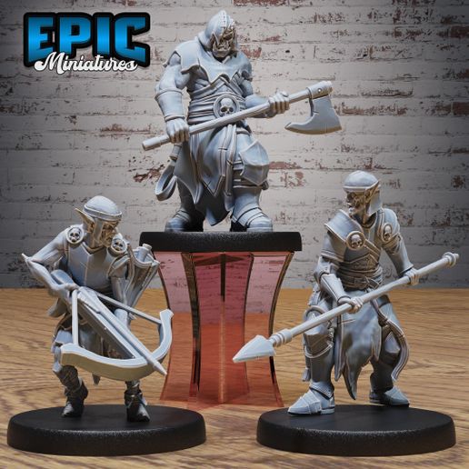 Zombie Kingdom Set ‧ DnD Miniature ‧ Tabletop Miniatures ‧ Gaming Monster ‧ 3D Model ‧ RPG ‧ DnDminis ‧ STL FILE