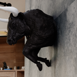 charge-bull-2.png Angry bull charging wall mount STL