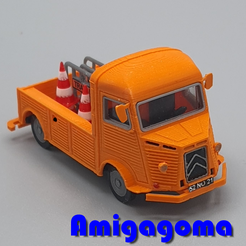 photo1.png 3D file Type H Citroën plateau Scale HO・Template to download and 3D print