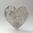 vale1.415.jpg lovers wall clock for valentine's day