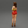 Girl-0017.jpg Pretty girl wearing a mini skirt bikini 3D Print Model