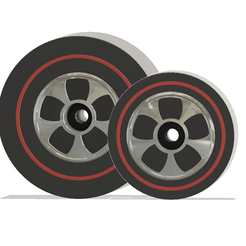 Red-Stripe-Front-and-Rear.png Hot Wheels Edition - Basic Wheel with Red Stripe / Redline (RL2) 1973-1977