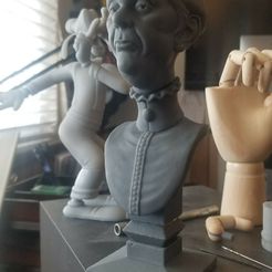haunted-mansion-cousin-maude-3d-printable-bust-3d-model-obj-stl-5.jpg Archivo 3D Busto imprimible en 3D de la prima Maude de la Mansión Encantada・Diseño imprimible en 3D para descargar