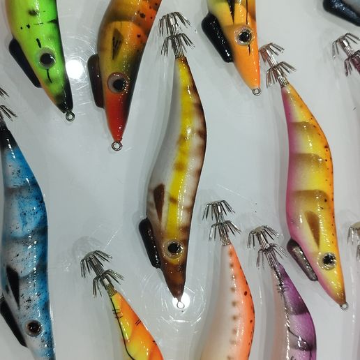 Tintenfisch Angeln Kder eging 3MF Datei fr 3D-DruckCults