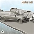 6.jpg Carcass of Audi Q5 and modern cars on road (7) - Cold Era Modern Warfare Conflict World War 3 Afghanistan Iraq