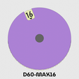 D60-MAX16_top.png Life/Score Counter D60 : Max 16