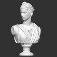 p.jpg Artemis Diana Bust Head Greek Roman Goddess Statue Handmade Sculpture