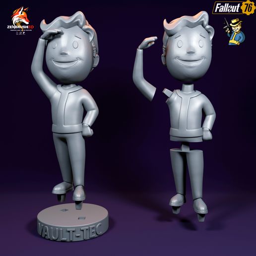 3.jpg BOBBLEHEAD PACK 2 - FALLOUT 3D PRINTING - STL