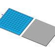 3D-P1-05.JPG Geometrical Square Diamond pattern panel 3D print model