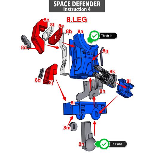Space_Instruction4.JPG DÉFENSEUR DE L'ESPACE ARTICULÉ (pas Astro Megazord) - AUCUN SUPPORT