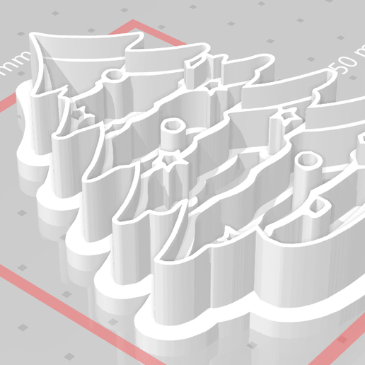 cookie cutter stamp Christmas tree - 3D model önizlemesi