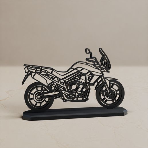 TRIUMPH TIGER 800 XRX MOTORCYCLE MODELL STAND DECOR