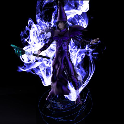 DARK MAGICIAN / MAGO NEGRO YU GI OH 3D model