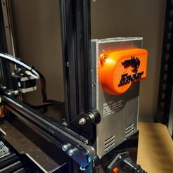 Ender 3 and Ender 3 Pro Fan Silencer Shrouds for PSU
