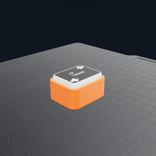 Gaming Fidget Clicker -  card jack clubs  (Includes SVG File + Editable Bambu Studio Color Project)