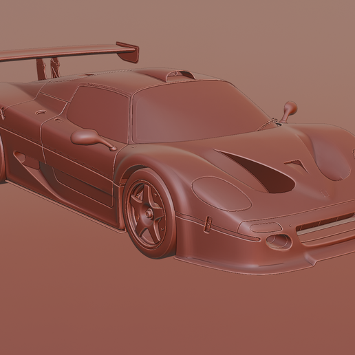 Ferrari F50 GT 1996 3D model