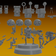 3-auxiliary-multipose-part-2.png AUXILIARY SERVOCORES - ASSISTANT DROID SQUAD -IN PARTS- 28mm