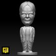 dwight-cults6.jpg The Office Dwight Statue Figure Big Head