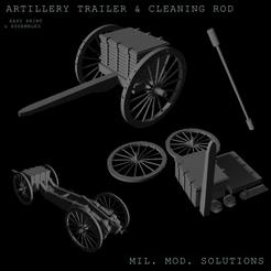 artillery-trailer-NEU.png Artillery towing carriage with cleaning rod