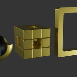 N-Accessories-Full-Render.jpg Pokemon - N Accessories - Necklace - Bracelet - Cube 3D print model