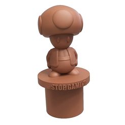 toad.jpg STL file Stop Gaming・3D printing idea to download